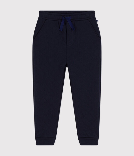Kinder-Hose aus Doppeljersey für Jungen blau SMOKING