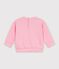 Baby-Sweatshirt aus einfarbiger Baumwolle mit aufgedrucktem Logo CHARMI