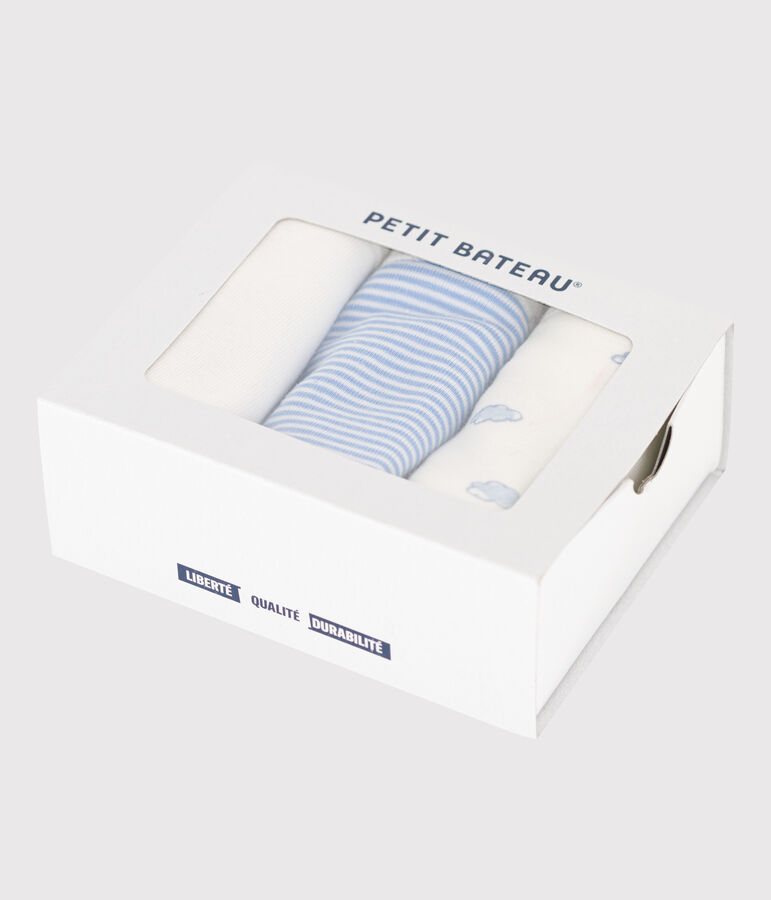 3er-Set bedruckten L&auml;tzchen aus Baumwolle vielfarbig