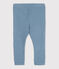 Baby-Leggings aus Rippstrick blau ROVER