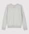 Sweatshirt aus Molton Damen grau