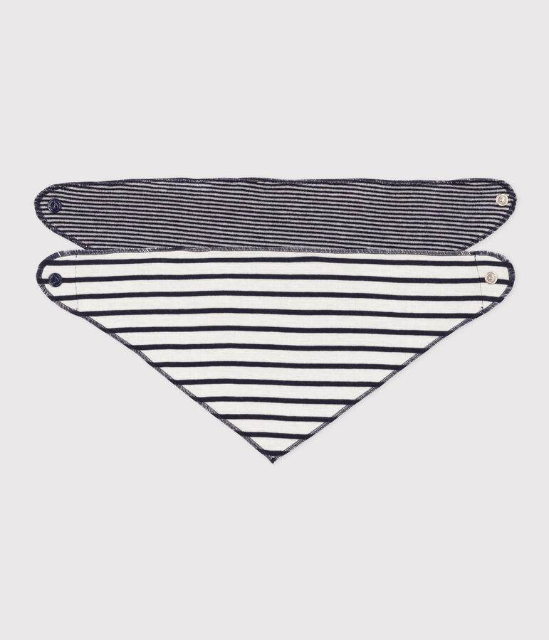 2er-Set gestreifte Baby-Bandanal&auml;tzchen variante 1