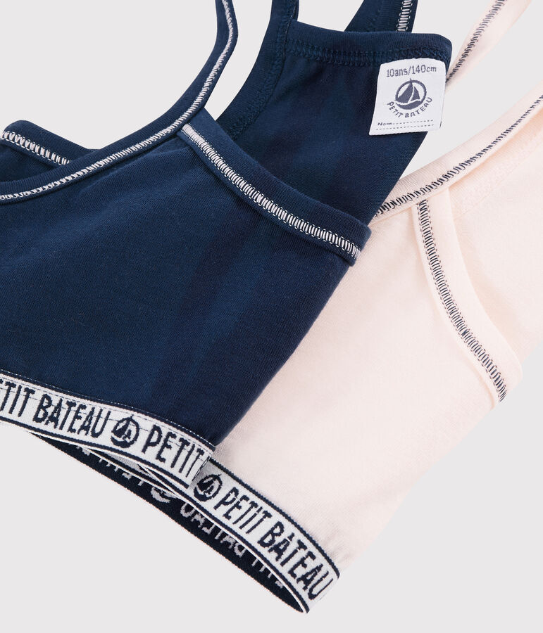 2er-Set Sport-Bustiers f&uuml;r kleine M&auml;dchen vielfarbig