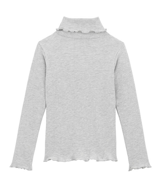 Langarmshirt mit Rollkragen grau BELUGA CHINE