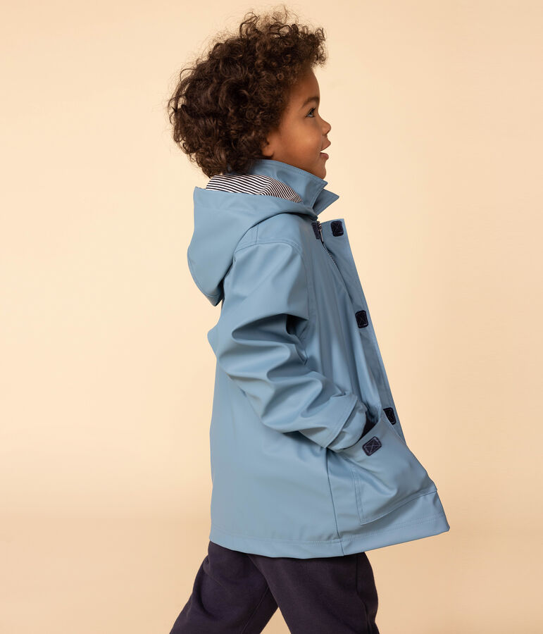 Kinder-Regenjacke blau