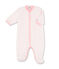 Baby-Mädchen-Overall aus Fleece rosa Vienne