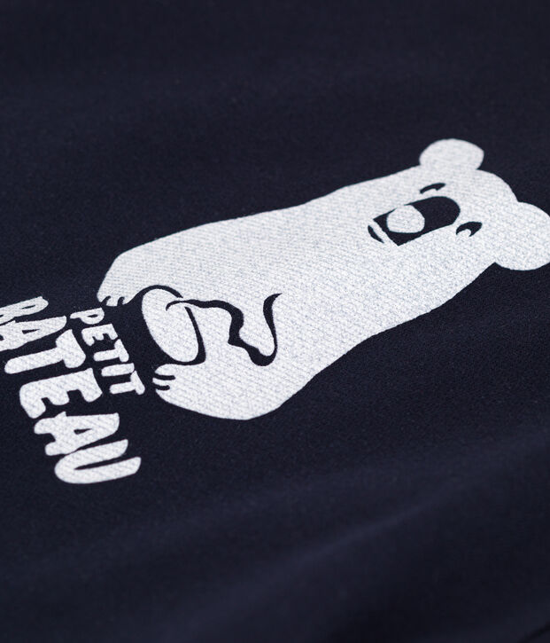 Baby-Sweatshirt aus Molton blau