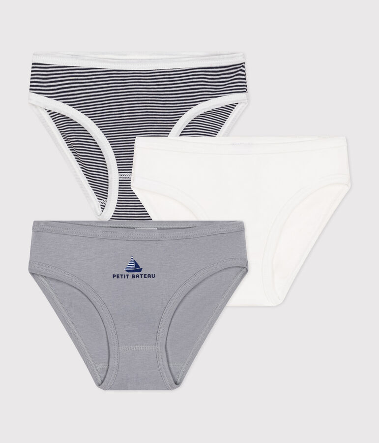 Lot de 3 culottes en coton enfant vielfarbig