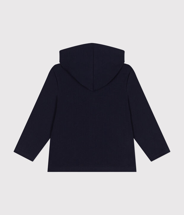Jungen-Kapuzenshirt mit Rei&szlig;verschluss aus Strickgewebe SMOKING
