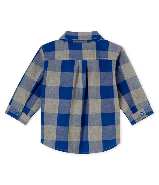 Baby Jungen Karohemd blau LIMOGES/weiss MULTICO
