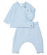 2-teiliges Baby-Set aus Baumwolle, Merinowolle und Polyester