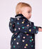 Ikonische Baby-Regenjacke mit Herzmotiv blau/vielfarbig