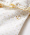 Baby-Legging mit Volants Mädchen weiss MARSHMALLOW/gelb OR