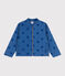 Kinder-Jacke aus Baumwolle mit Herzmotiv blau ALASKA FONCE/ MEDIEVAL