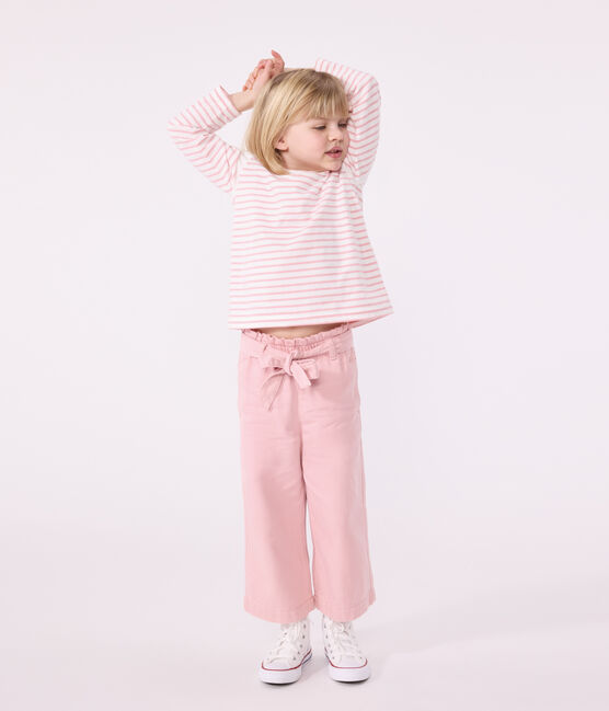 Kinder-Hose aus Baumwoll-/Lyocell-Mischgewebe.  rosa CHARME