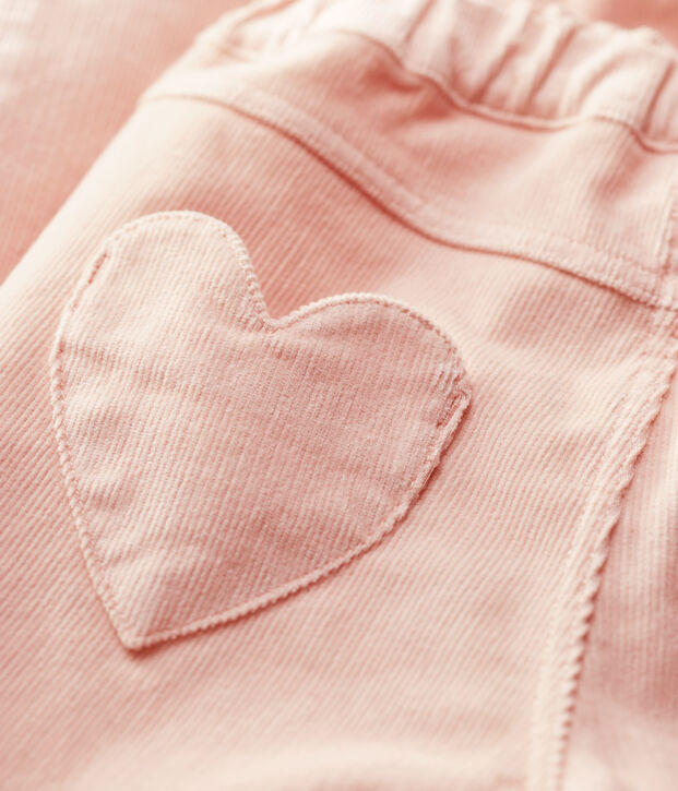 Kinder-Cordhose in Slim-Fit-Passform f&uuml;r M&auml;dchen rosa