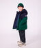Kinder-Winterjacke im Colorblock gr&uuml;n/blau