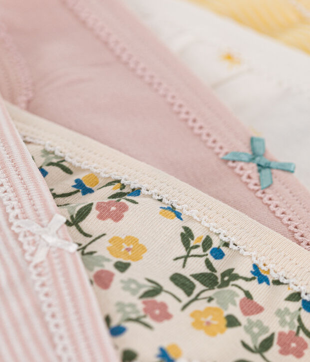 5er-Set Baumwollslips f&uuml;r Kinder vielfarbig