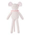 Kuschelmaus im Milleraies-Ringelmuster rosa VIENNE/weiss ECUME CN