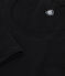 Langärmeliges, eng anliegendes Damen-T-Shirt aus leichter Baumwolle schwarz BLACK