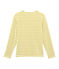 Ikonisches seemannshemd weiss MARSHMALLOW/gelb BAMBOO