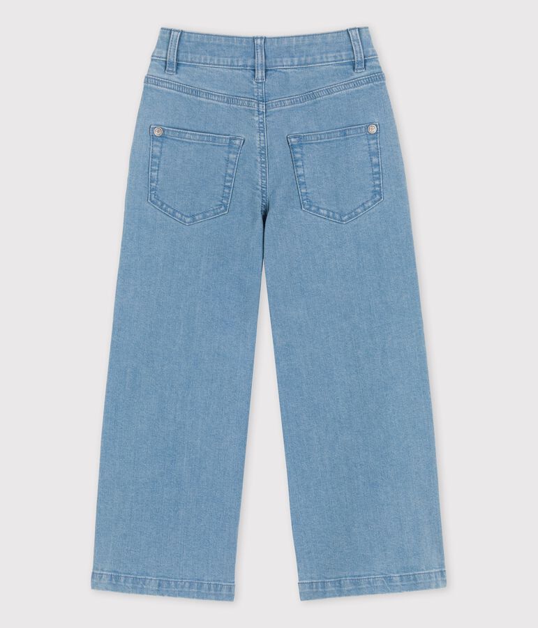 Schlaghose aus hellem Denim f&uuml;r M&auml;dchen blau
