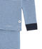 Eng anliegender Jungen-Schlafanzug blau LIMOGES/weiss MARSHMALLOW