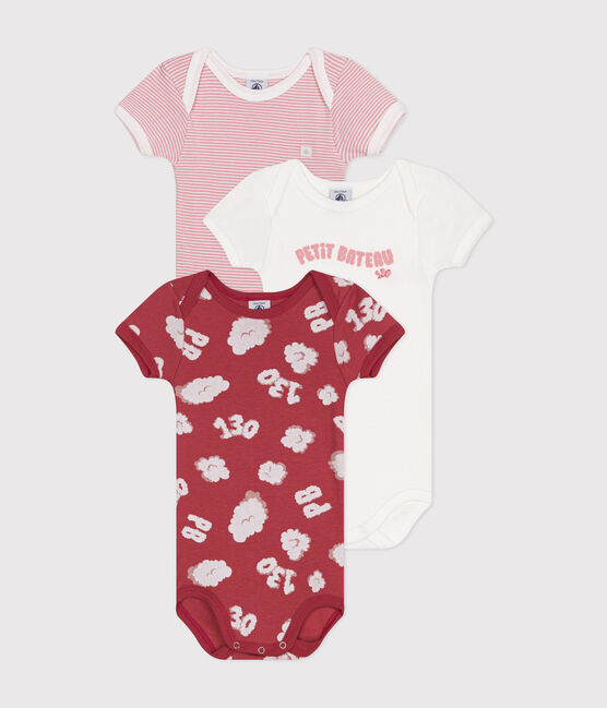3er-Set kurzärmelige Baby-Bodys aus Baumwolle variante 1