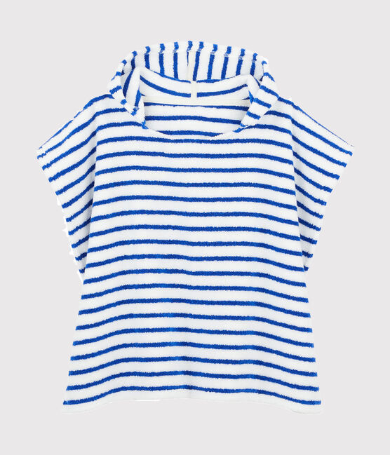 Strand-Poncho mit Kapuze Baby Mädchen / Baby Jungen blau SURF