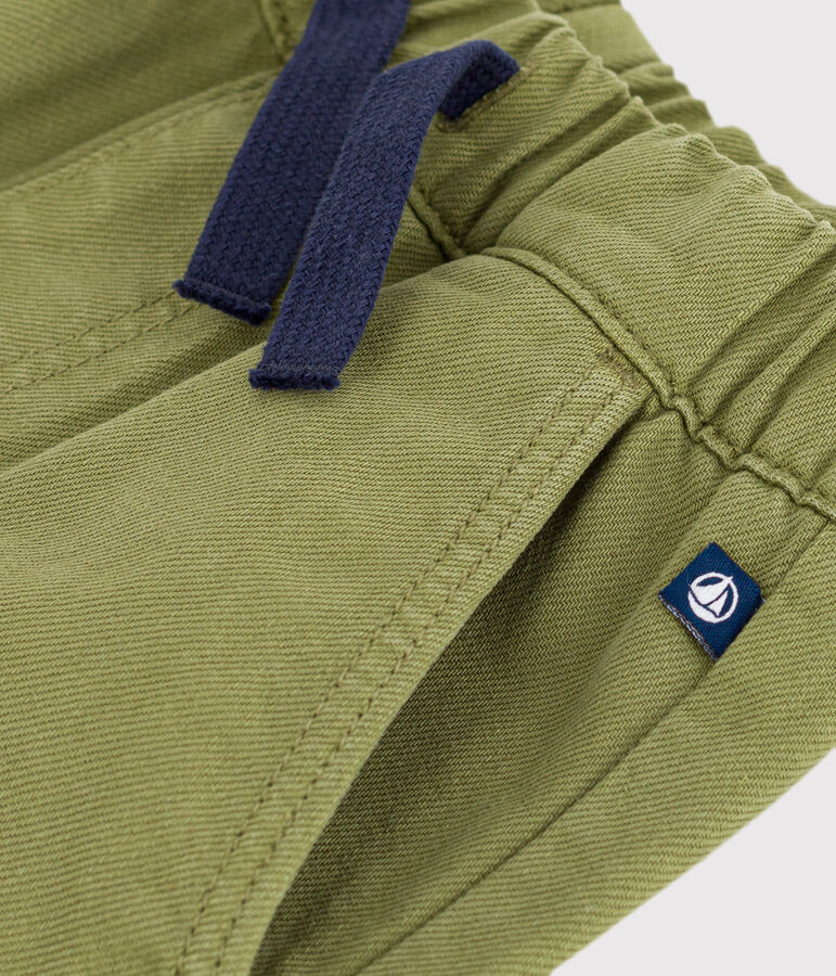 Kinder-Hose aus Denim gr&uuml;n