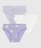 Set Kinder-Slips aus Baumwolle mit Herzmotiv variante 1