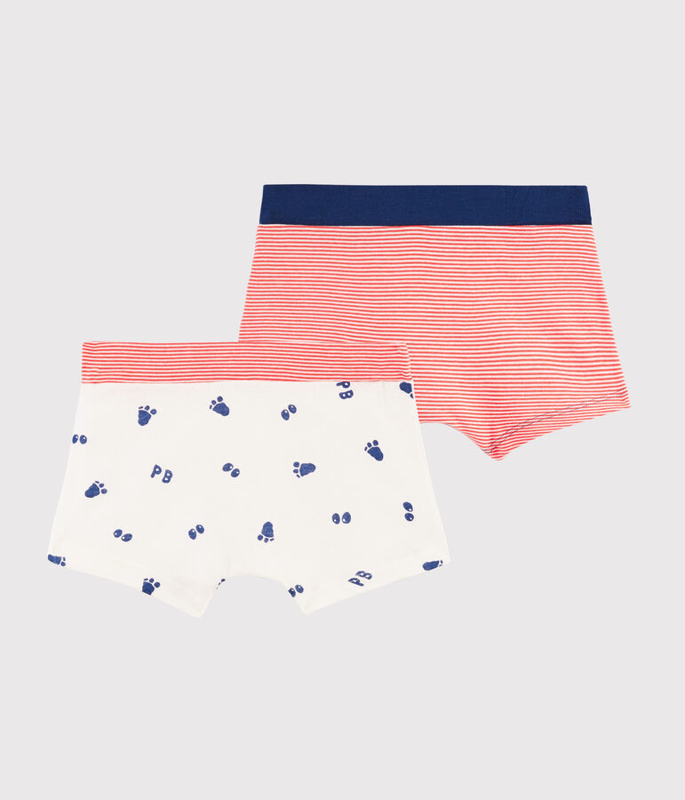 Set mit 2 Boxershorts mit Yetitatzen-Print f&uuml;r kleine Jungen vielfarbig