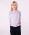 Kinder-Streifenshirt "Marinière" aus Baumwolle violett SQUAW/ MILK