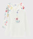 2er-Set langärmlige T-Shirts mit Blumen-Print für kleine Mädchen