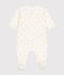Baby-Strampler aus Baumwolle weiss MARSHMALLOW/ ORGE