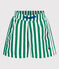 Kinder-Badeshorts mit Streifen grün MARSHMALLOW/ JARDIN