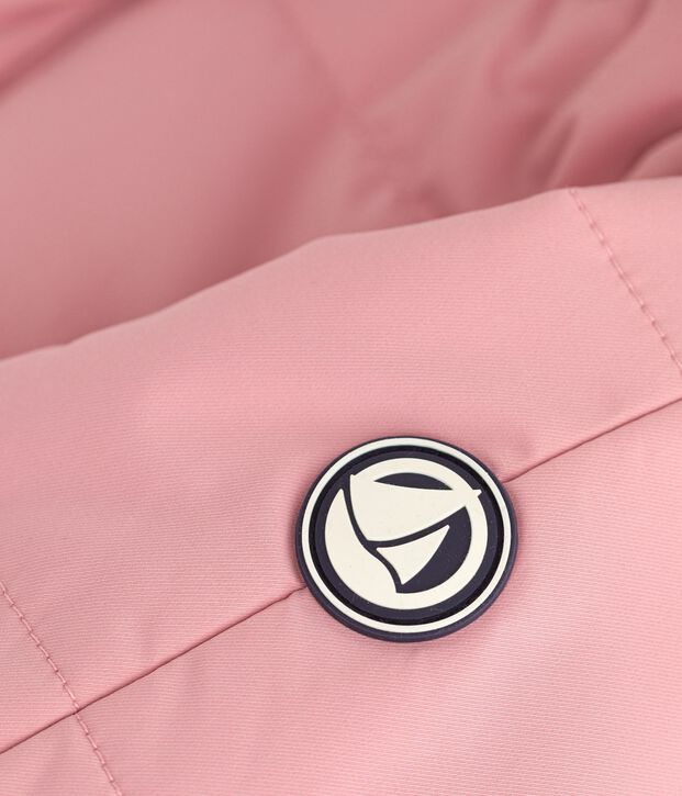 Baby-Schneeanzug aus Polyester rosa
