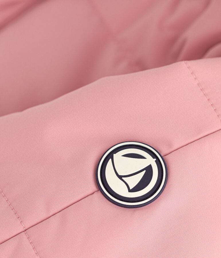 Baby-Schneeanzug aus Polyester rosa