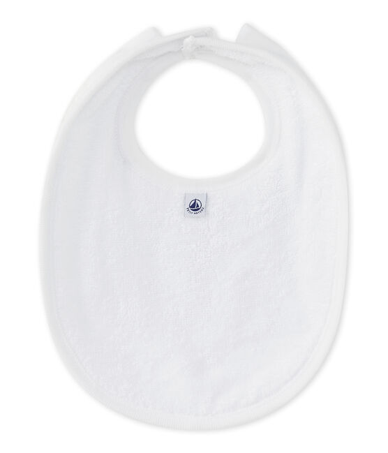 Gefüttertes Baby-Jungen-Lätzchen blau FRAICHEUR/weiss ECUME