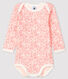 Langärmliger Baby-Body für Mädchen