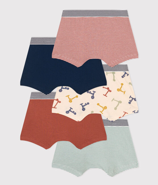 5er-Set Kinder-Boxershorts mit Rollermotiv aus Baumwolle variante 1