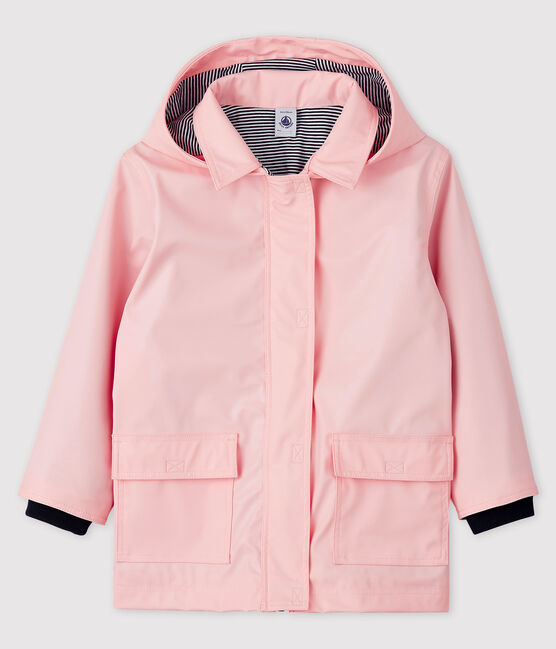 Klassische Kinder-Regenjacke für Mädchen rosa MINOIS