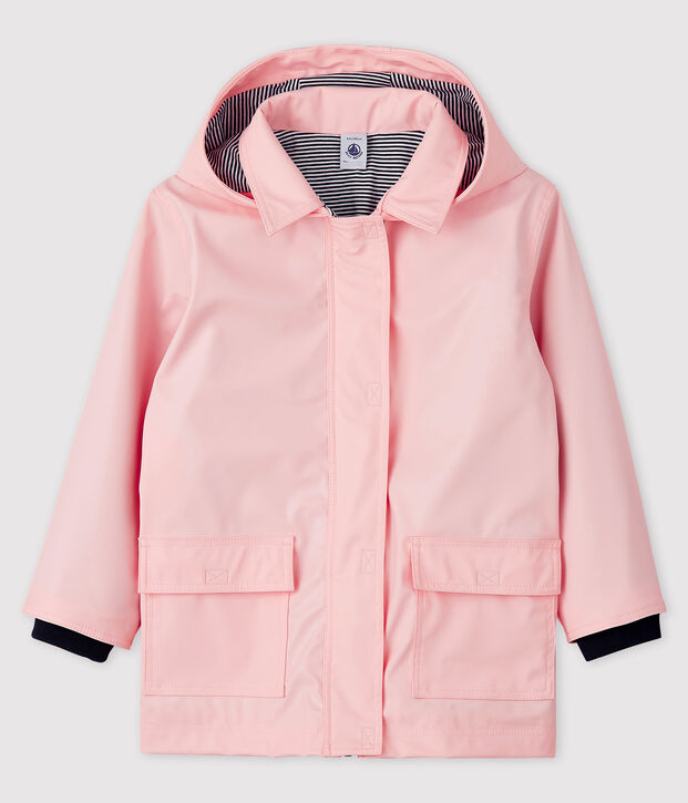 Klassische Kinder-Regenjacke f&uuml;r M&auml;dchen rosa