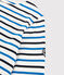 Streifenshirt aus Baumwolle Damen weiss MARSHMALLOW/ SMOKING/ RUISSEAU
