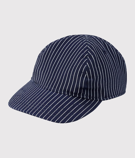 Baby-Schirmmütze Unisex blau SMOKING/weiss MARSHMALLOW