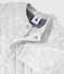 Baby-Cardigan aus Doppeljersey für Jungen grau BELUGA CHINE