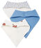 Dreier-Set Baby-Lätzchen aus Rippstrick für Jungen variante 1