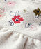 Gestepptes Baby-Kleid für Mädchen beige MONTELIMAR CHINE