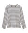 Ikonisches seemannshemd beige COQUILLE/blau SMOKING