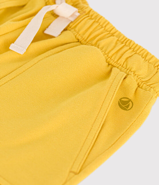 Kinder-Short für Jungen aus Baumwolle gelb NECTAR